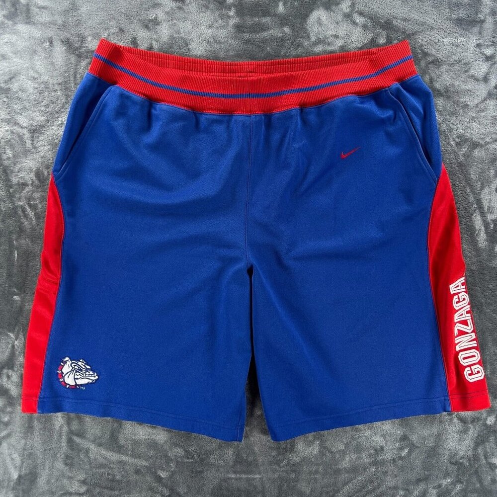 Nike Team Basketball Shorts Men 2XL Gonzaga Bulldogs Vintage Uniform 90's